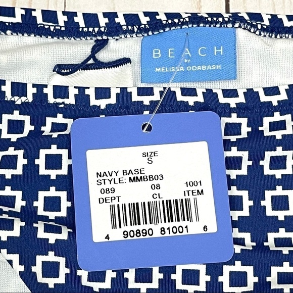 Beach by Melissa Odabash (Navy Base) Bikini Bottom Size Small Women - Picture 8 of 8